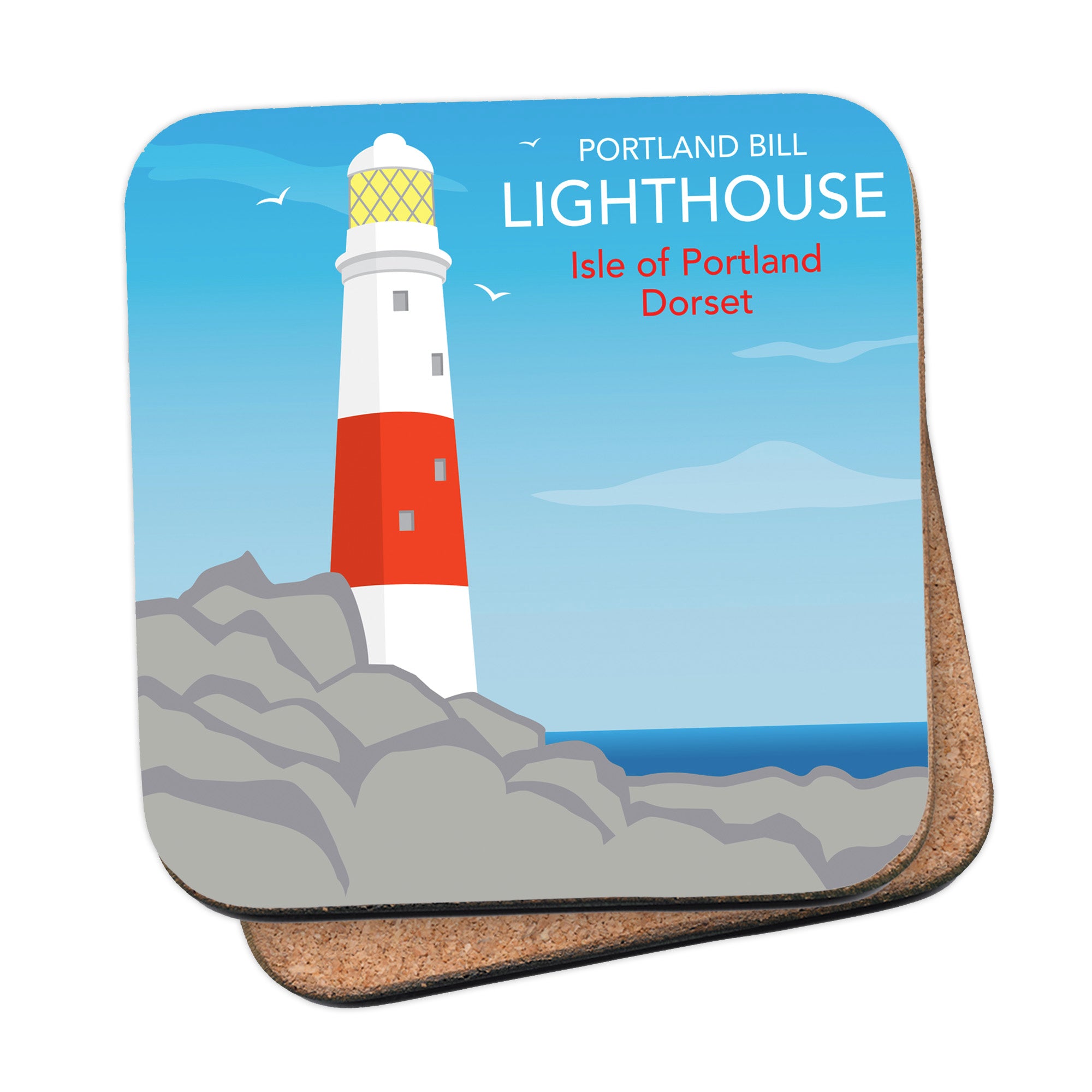 Portland Bill Day Coaster Tabitha Mary ltd