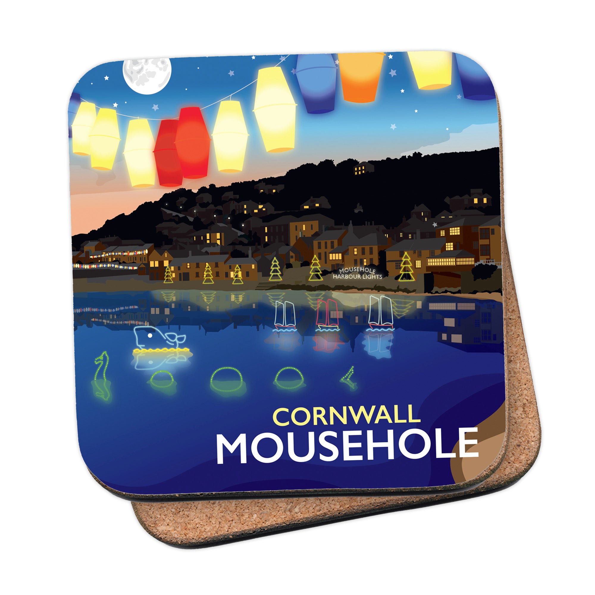 Mousehole Illuminations Coaster Tabitha Mary ltd